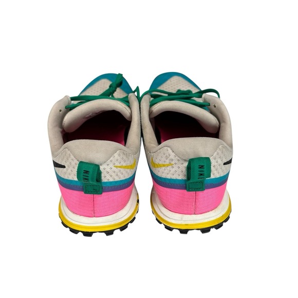 Nike Air Zoom Wildhorse 5 Trail Running Shoes Women's 9 Teal Pink Yellow Green - Picture 5 of 9